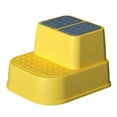 thumbnail image 1 of toddlers Step Stool, Double up toddlers Step Stool, Sturdy Kitchen Multiuse Step Stool, Two Step Stool for Bedroom, Sit Countertop yellow, 1 of 8