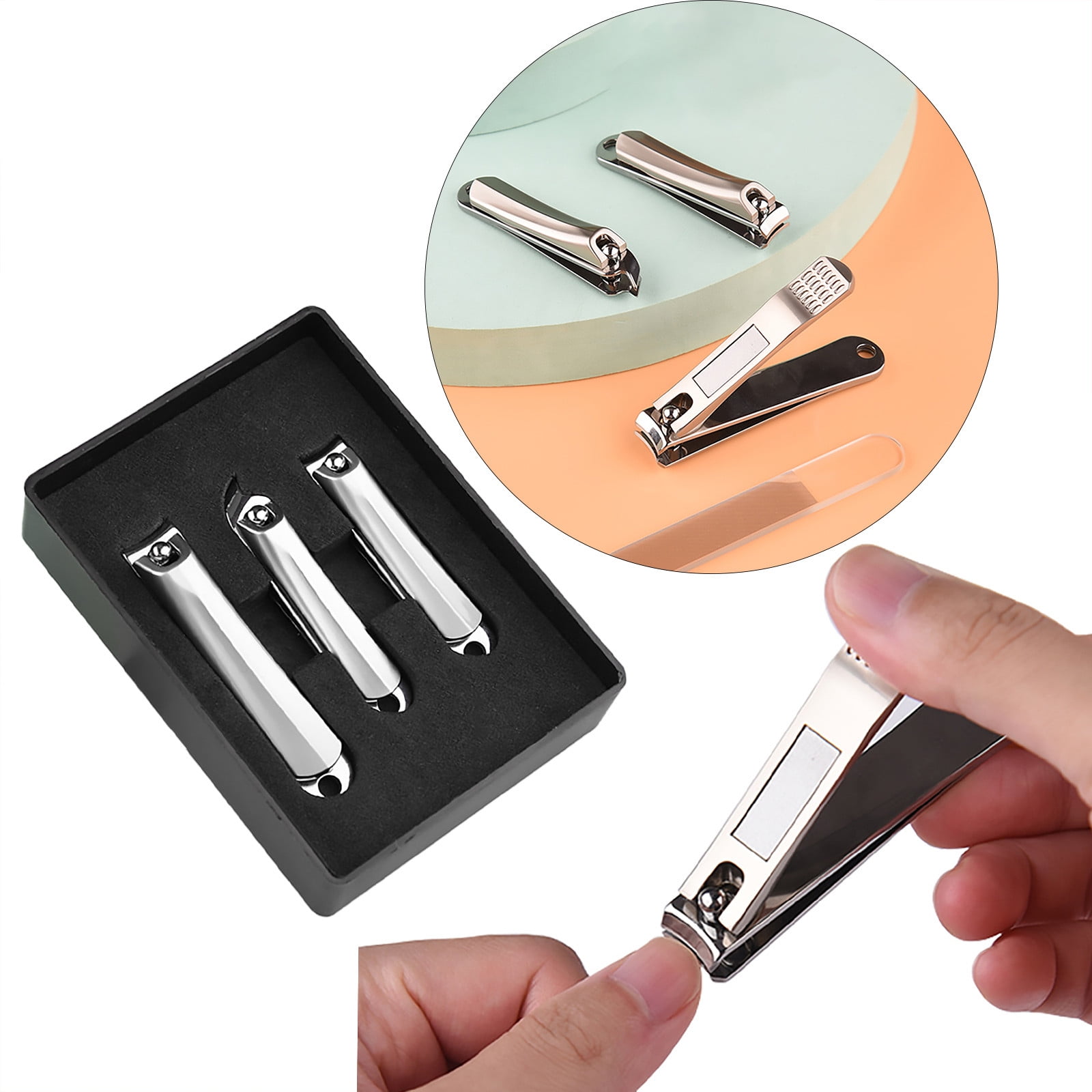 toenail Clippers for Thick toenails, Stainless Steel Nail Clippers