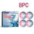 thumbnail image 1 of toilet bowl cleaners,Toilet Freshness & Cleaning Block,Toilet Tablets,Continuous Clean Toilet Drop Ins,Pack of 4, 1 of 8