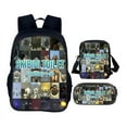 toilet student schoolbag threepiece set skibidi toilet game peripheral
