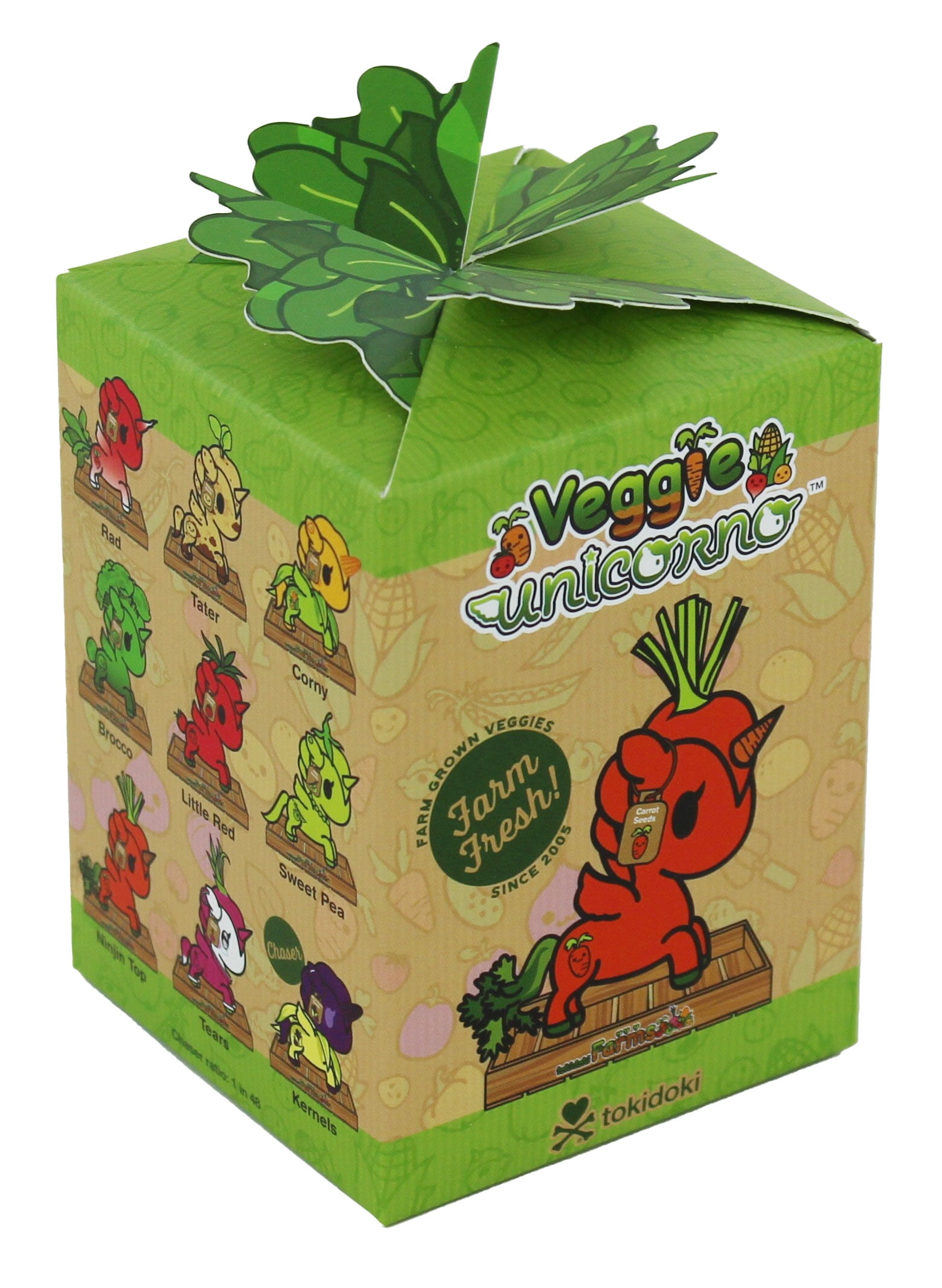 tokidoki Veggie Unicorno Mystery Blind Box Figure, 2.75"