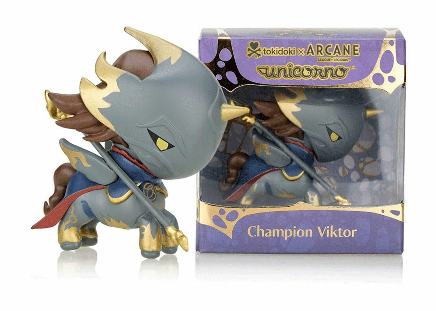 tokidoki X Arcane Unicorno "Champion Viktor" Special Edition Figure, 2.5"