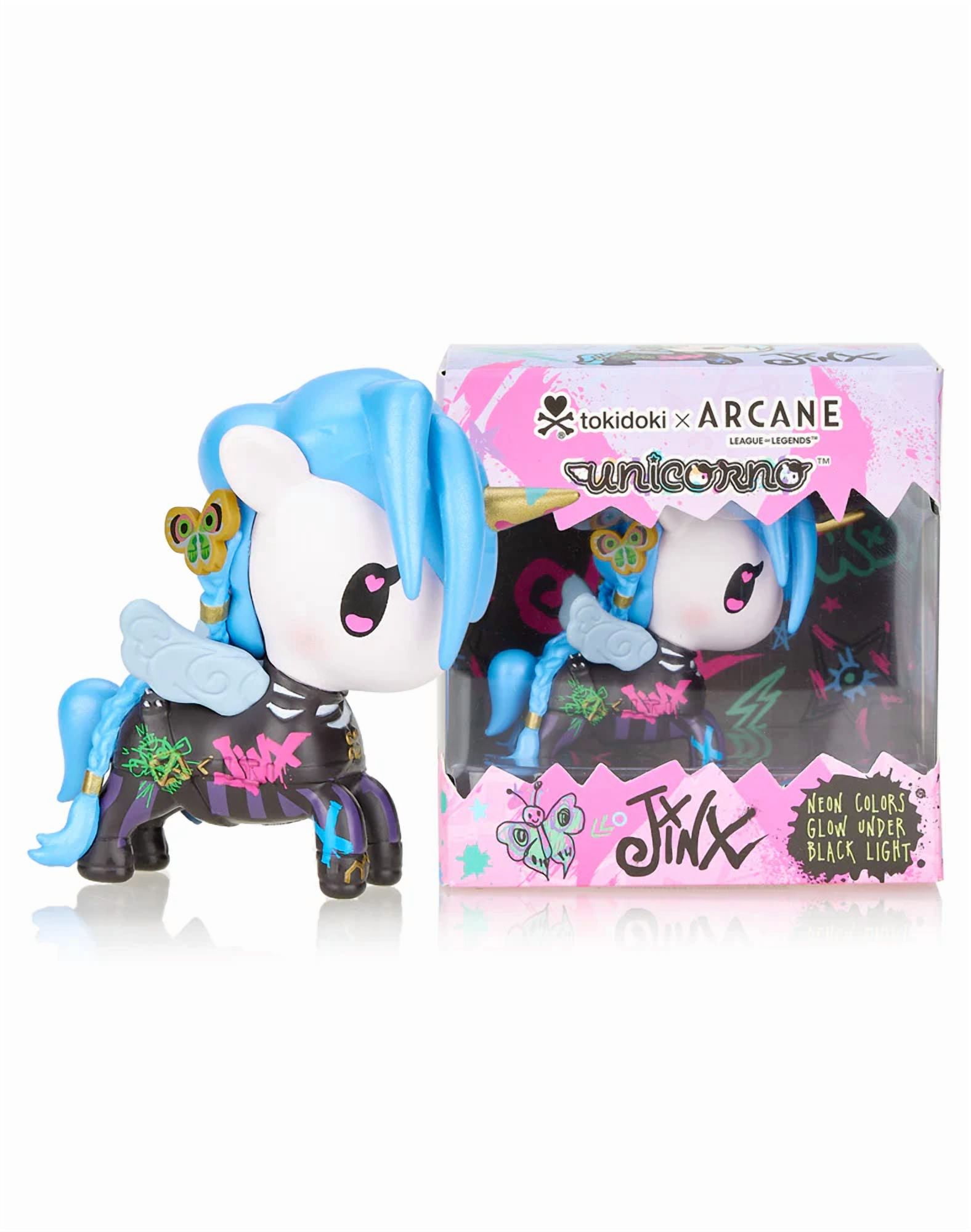 tokidoki x Arcane: Jinx Unicorno Figure (Limited Edition)