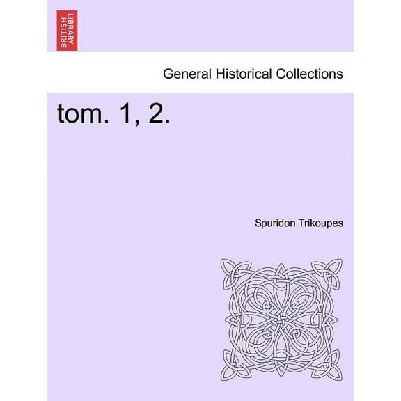 tom. 1, 2. (Paperback)