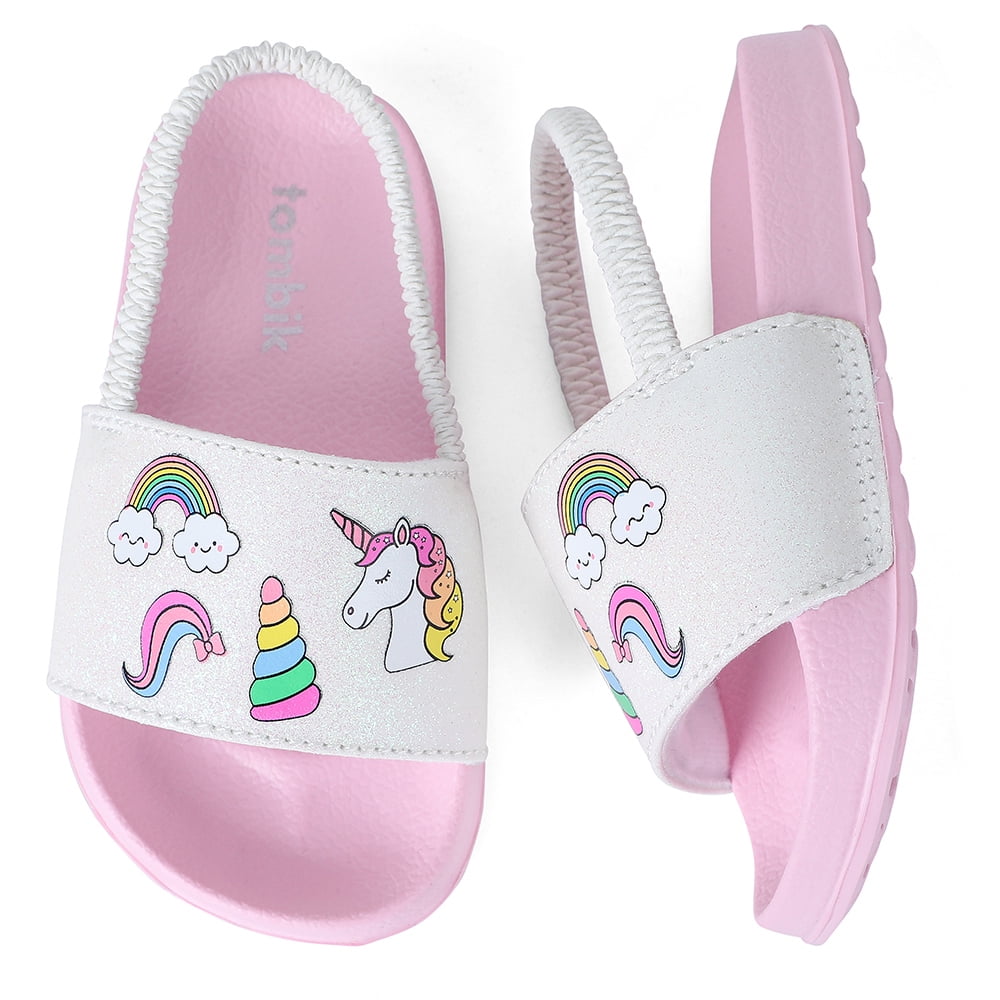 tombik Toddler Water Shoes Girls Sandals Kids Slide Slippers for