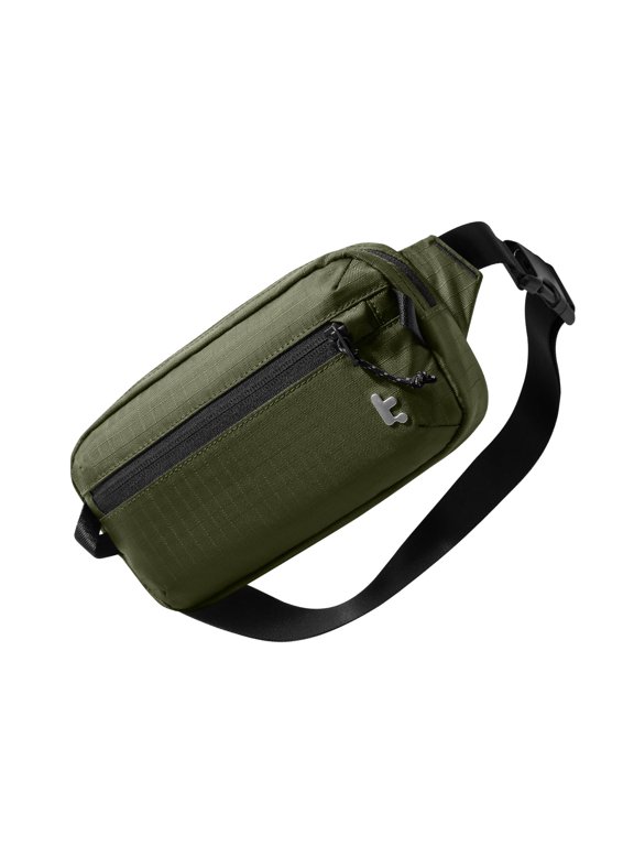 1.5L Sling Bag with RFID Blocking Crossbody Chest Pack for Men Women - Green