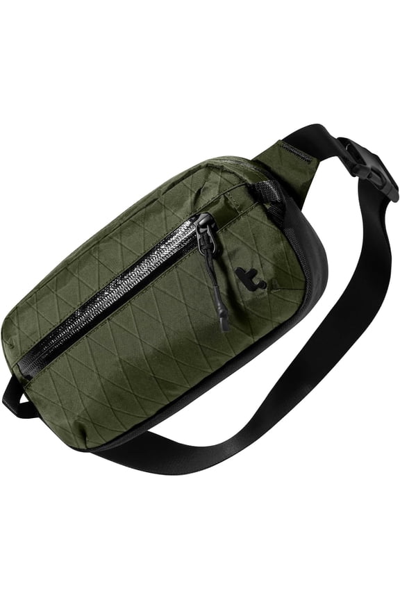 1.5L X-Pac Sling Bag with RFID Blocking, Crossbody Bag Minimalist Chest Shoulder Pack for Men/Women, Water-Resistant Lightweight Casual Funny Pack for Travel, Daily Commute