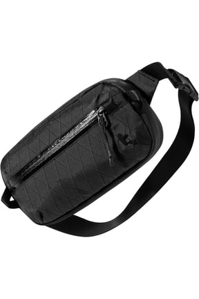 1.5L X-Pac Sling Bag with RFID Blocking, Crossbody Bag Minimalist Chest Shoulder Pack for Men/Women, Water-Resistant Lightweight Casual Funny Pack for Travel, Daily Commute