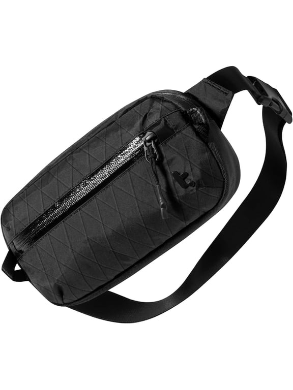 1.5L X-Pac Sling Bag with RFID Blocking, Crossbody Bag Minimalist Chest Shoulder Pack for Men/Women, Water-Resistant Lightweight Casual Funny Pack for Travel, Daily Commute