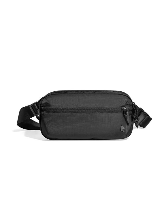 2.5L Sling Bag with RFID Blocking Crossbody Chest Pack for Men Women - Black