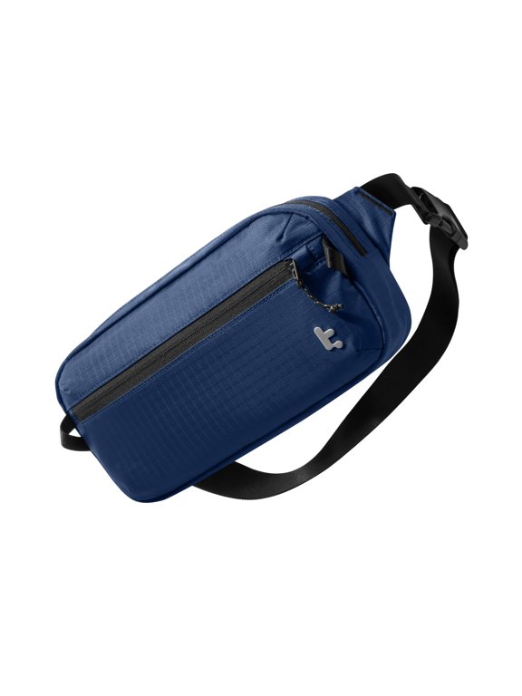 3.5L Sling Bag with RFID Blocking Crossbody Chest Pack for Men Women - Navy Blue