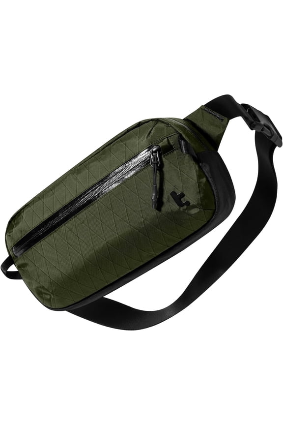 3.5L X-Pac Sling Bag with RFID Blocking, Crossbody Bag Minimalist Chest Shoulder Pack for Men/Women, Water-Resistant Lightweight Casual Funny Pack for Travel/Daily Commute