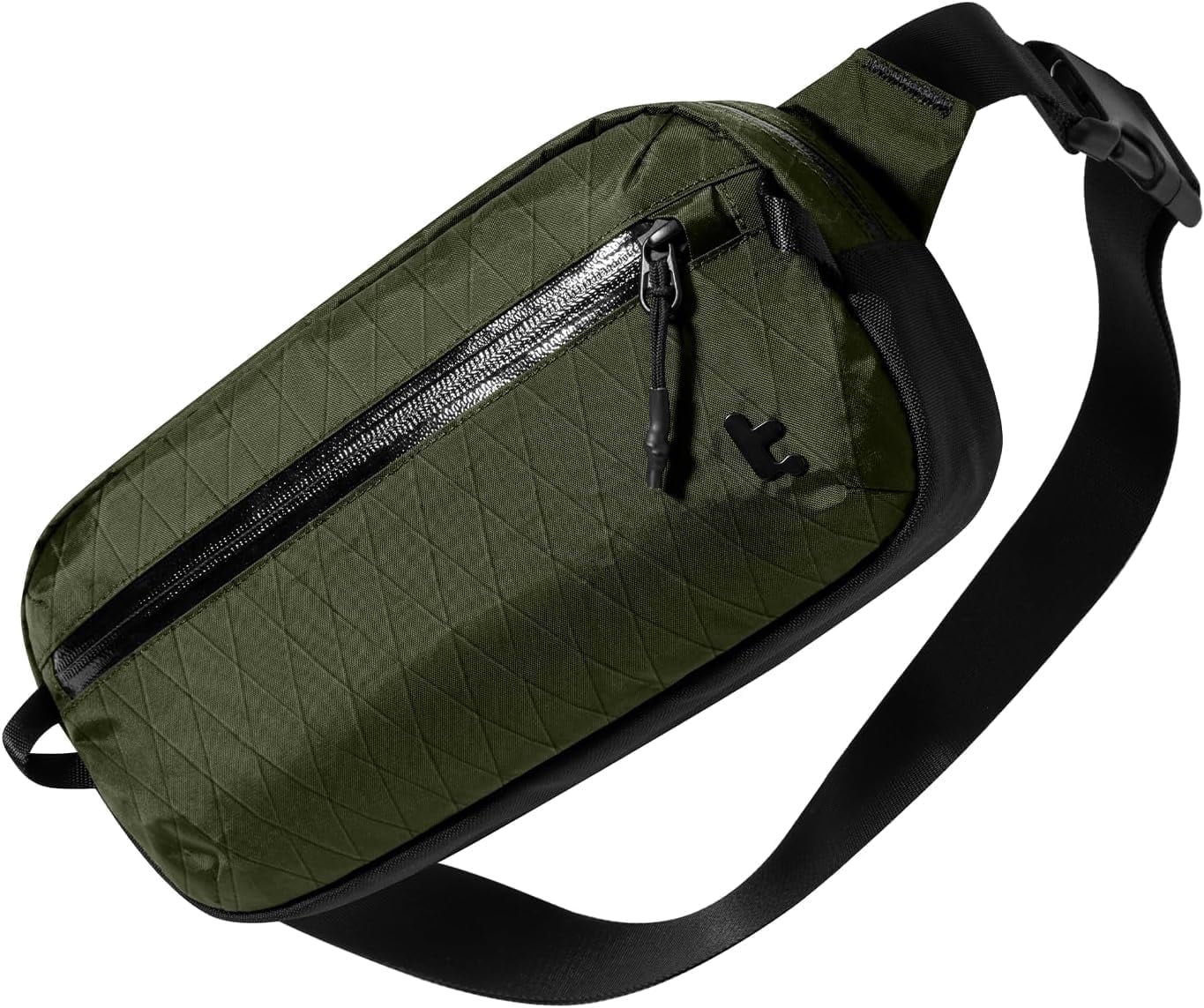 tomtoc 3.5L X-Pac Sling Bag with RFID Blocking, Crossbody Bag Minimalist Chest Shoulder Pack for Men/Women, Water-Resistant Lightweight Casual Funny Pack for Travel/Daily Commute