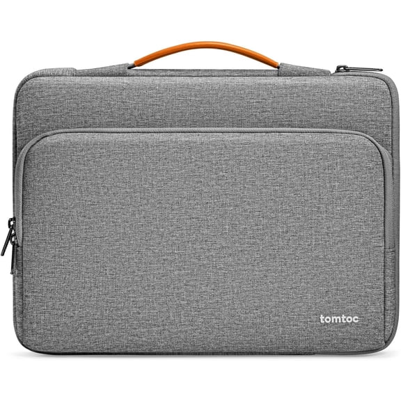 tomtoc 360 Protective Laptop Carrying Case Compatible with 14-inch MacBook Pro M5 Pro/Max (2026) A3426 A3427, M4/M3/M2/M1 Pro/Max, 12.9-13 Inch iPad Pro/Air, Water-Resistant Accessory Sleeve Bag