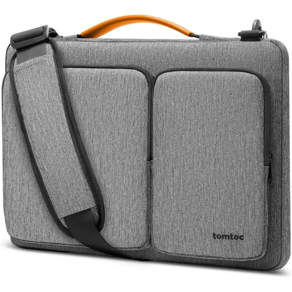 tomtoc 360 Protective Laptop Shoulder Bag for 16-inch MacBook Pro M5/M4/M3/M2/M1 Pro/Max 2026-2019, Water-resistant Sleeve for Dell XPS 15 Surface Book 3 The New Razer Blade 16
