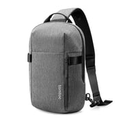 tomtoc 7L Sling Backpack Crossbody Bag for Men Women, EDC Daypack Chest Shoulder bag for 14-inch MacBook Pro M5 Pro/Max, 13" MacBook Air, 13" iPad Air M4/Pro M5, Organized, Daily Use, Work, Travel-S