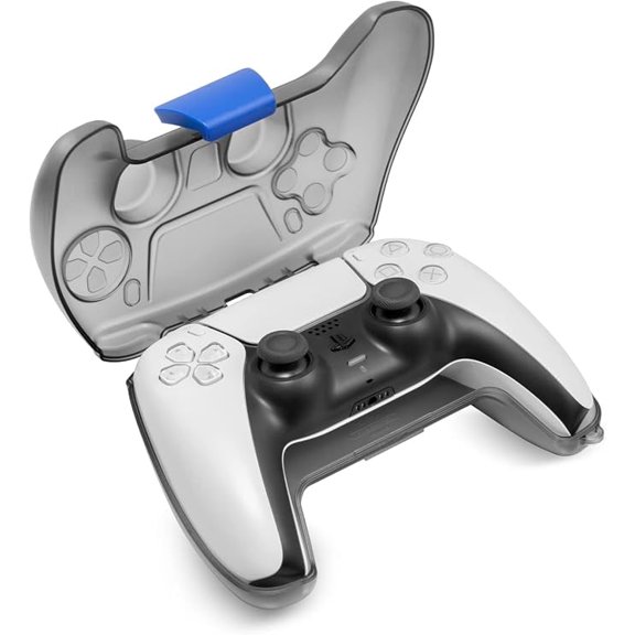 tomtoc Protective Case for PS5/PS5 Pro Controller, Hard Shell Joystick Protector for PlayStation 5 DualSense Wireless Remote, Shock-Proof, Dust-Resistant, Anti-Scratch, Protective Cover
