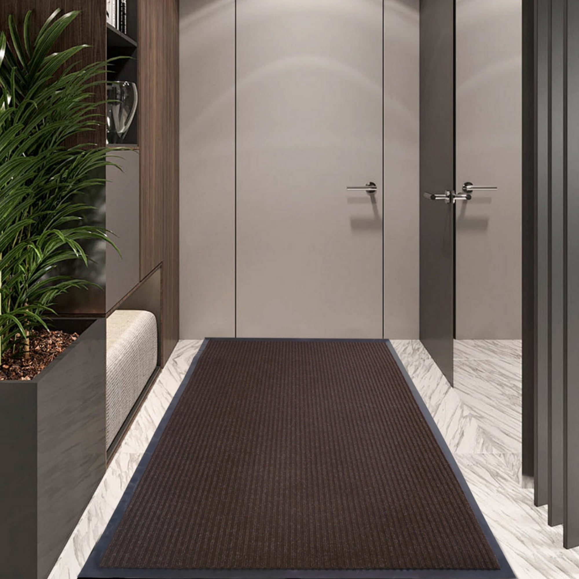 Petoto Commercial Floor Mat, 3' X 10' Non-Slip Entrance Door Mat for Hallway Entryway Home High Traffic Area