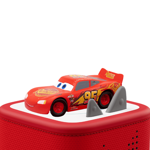 tonies Disney & Pixar Cars Lightning McQueen Audio Play Figurine for Portable Speaker, Small, Multicolor