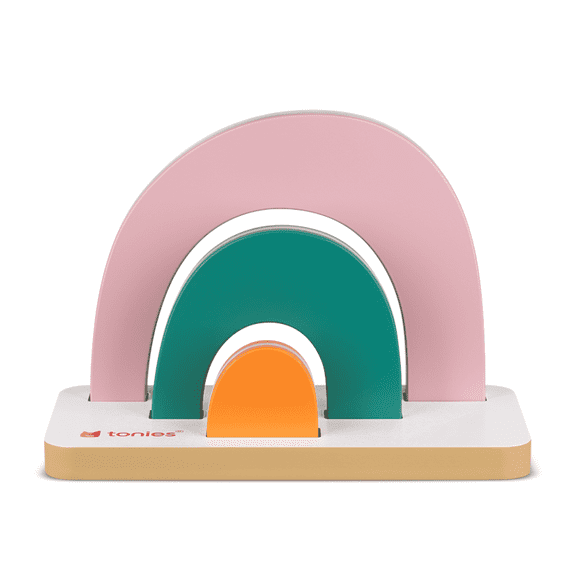 tonies Mini Tabletop Shelf - Rainbow, stores up to 25 Tonies
, Age Group 3+