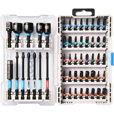 Toolant Impact Driver Bit Set 52-Piece S2 Steel