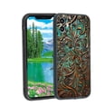 thumbnail image 1 of tooled-leatherpng-4 Phone Case, Designed for iPhone 12 Case Soft Silicon for women girls boys wife gift,Shockproof Phone Cover, 1 of 1