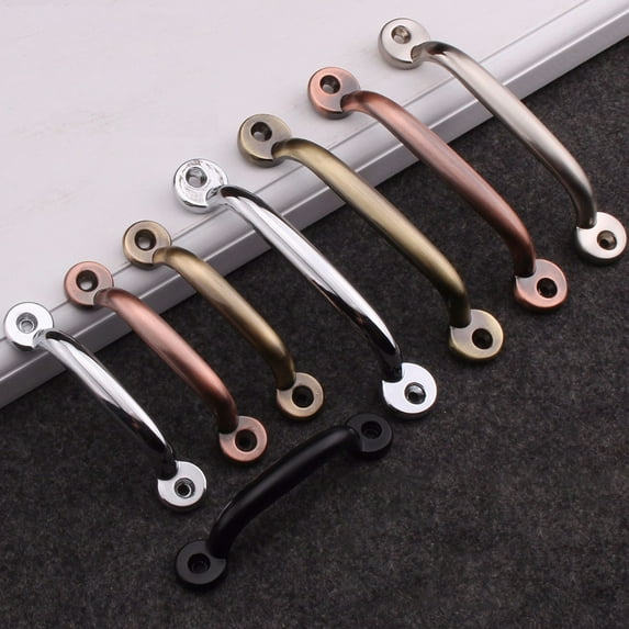 tooloflife 1/2/5 Pcs Zinc Alloy Pull Handle for Door Drawer Wardrobes Cabinet Furniture Decor 78mm-110mm Gold