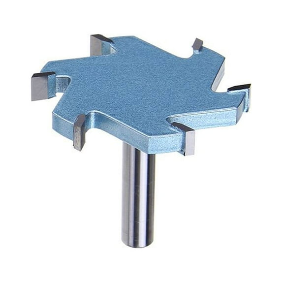 tooloflife 1/2″ Shank Slotting Cutter Router Bits Woodworking Milling Cutter Hardened Steel Bodies Blue