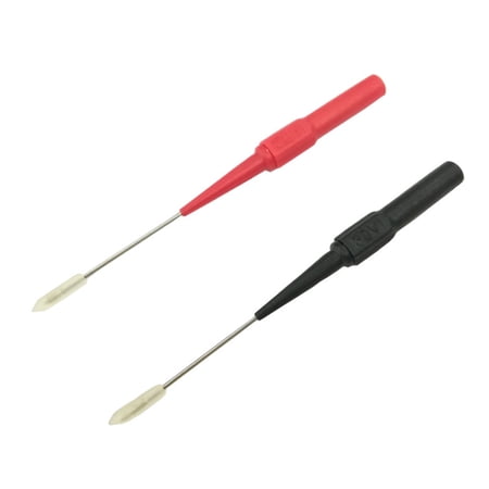 tooloflife 1/2 pcs Multimeter Test Probe Banana Plug Test Lead Binding Post Connection Professional Kit 30V 1A Black/Red
