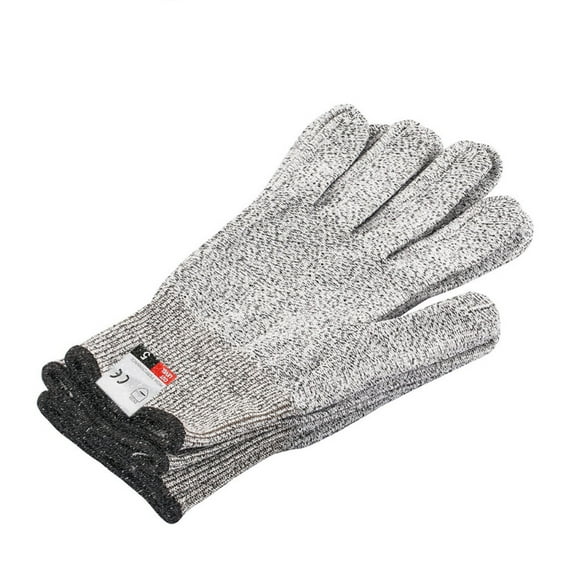 tooloflife 1/3/5 Pairs of Cut Resistant Gloves Food Grade 5 Protection Cooking Cutting Carving Safety Gloves S/M/L/XL Grey