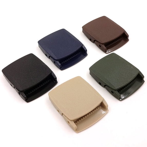 tooloflife 1/5 Pcs Plastic Webbing Buckle Belt Buckles for Men Women Adjustable Green