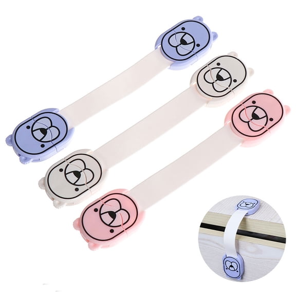 tooloflife 10/30Pcs Child Baby Safety Lock Child-Proof Cabinet Cupboard Drawer Doors Fridge Lock Home Office Use