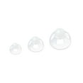 thumbnail image 1 of tooloflife 10Pcs Silicone Open Domes Sound for Earphone In-Ear Rubber Head Transparent Size S, 1 of 3