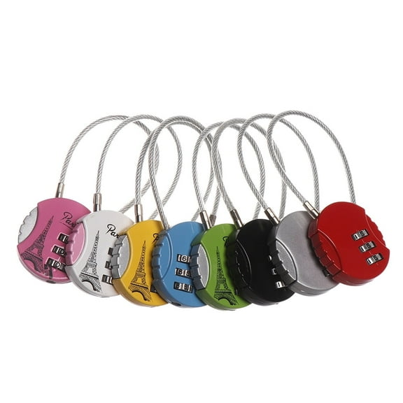 tooloflife 3 Digit Combination Password Lock Locker Lock Padlock for Gym School Gates Doors Storage Case Suitcase