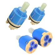 tooloflife 35/40mm Ceramic Cartridge Disc Valve Replacement Faucet Cartridge Faucet Water Mixer Tap Inner Control