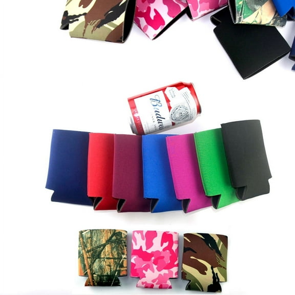 tooloflife Beer Can Coolers Can Sleeves Can Cover Protection for Party Wedding Anniversary Beverages Rubber