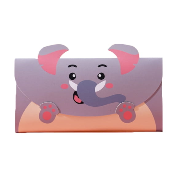 tooloflife Cartoon Animal Envelope Greeting Card Flip Design Writing Blessing for Children’s Birthdays Graduation
