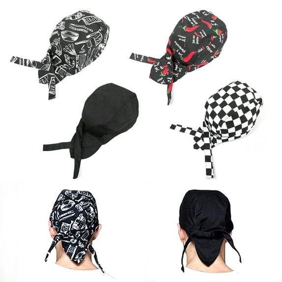 tooloflife Chef Cap Chef Hats for Baker Kitchen Cook Restaurants Catering Adjustable Unisex 4 Color