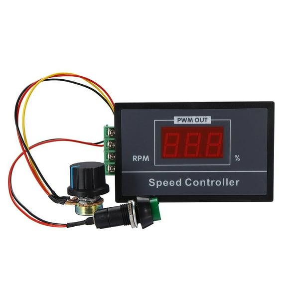tooloflife DC 6-60V 30A Speed PWM Controller Motor Speed Control Regulator Digital Display