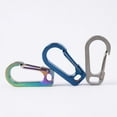 thumbnail image 1 of tooloflife Durable Carabiner Keychain Quick Release Hooks Large Load Bearing Titanium Alloy, 1 of 5