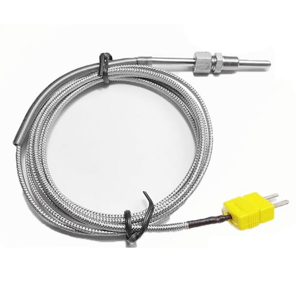 tooloflife EGT K Type Thermocouple Thermocouple Temperature Probe Sensor Measure Range -100-1250 ℃ Size 1M-5M