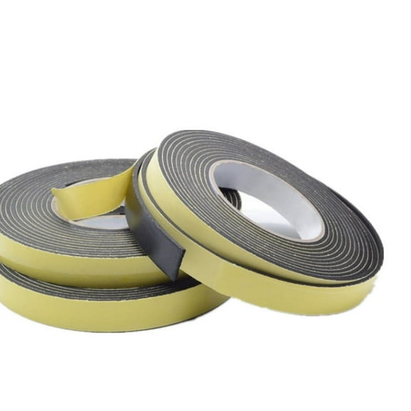 tooloflife EVA Single Sided Adhesive Tape Sponge Door Strip Seal Waterproof Dust Proof 9-80mm