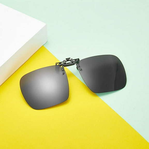 tooloflife Fashion Clip-on Polarized Sunglasses Glasses Clip Resin Lens UV400 Unisex Adults