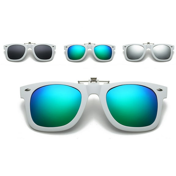tooloflife Fashion Metal Sunglasses Clip Flip up Glasses Clip UV 400 Polarized Lenses Adults Unisex
