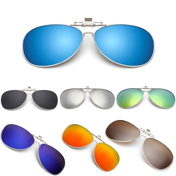 tooloflife Fashion Polarized Clip for Sunglasses Glasses UV 400 Protection Unisex Adults Ice Blue