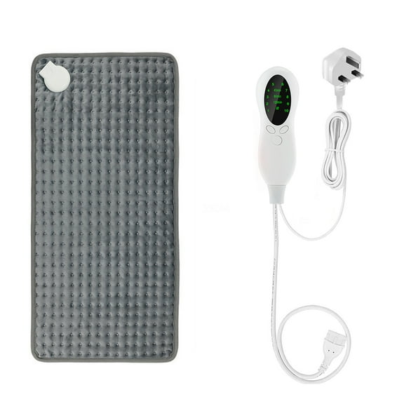 tooloflife Heating Pad Heating Cover Electric Blanket with EU/UK/US Standard Plug 10 Temperature Controller and Timing Large Digital Screen