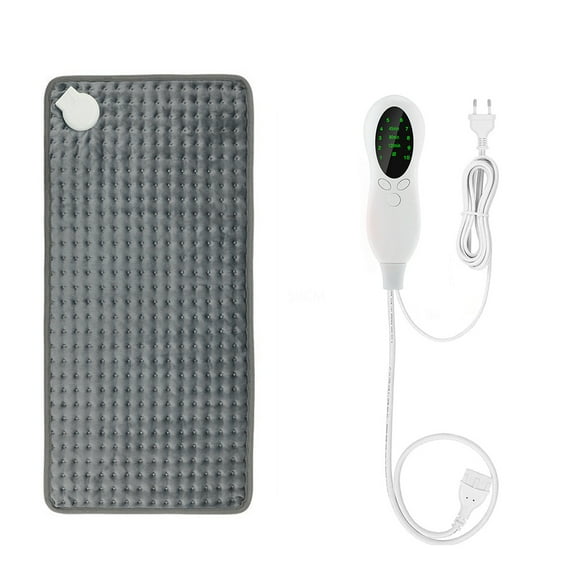 tooloflife Heating Pad Heating Cover Electric Blanket with EU/UK/US Standard Plug 10 Temperature Controller and Timing Large Digital Screen