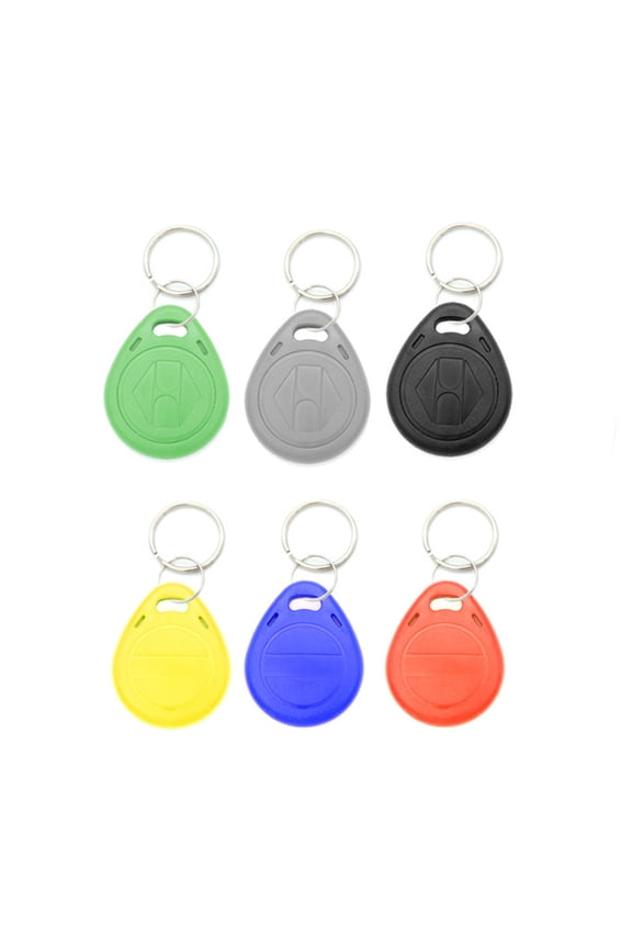 ID Key Tags Key Labels Elevator Card Parking Card Compatible with 125khz RFID Reader 6 Color