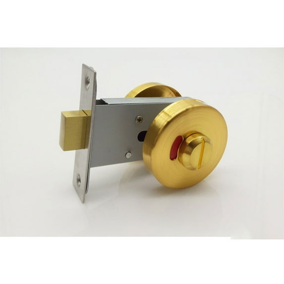 tooloflife Indicator Privacy Lock for Toilet WC Cubicles Bathrooms Door Lock Stainless Steel 4 Colors