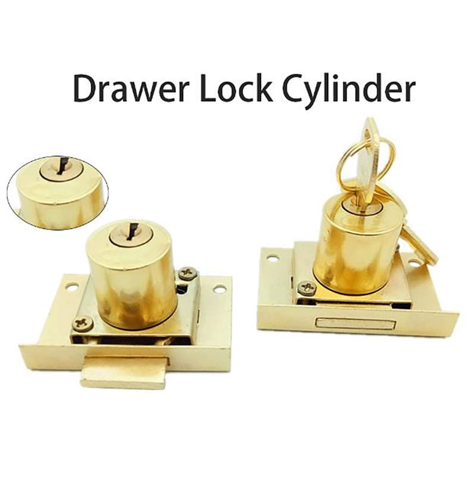 6 Pack Cabinet Cam Locks with Keys 13/16 Cylinder Lock 20mm for Drawers  Toolbox
